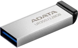 Флеш Диск A-Data 128GB UR350 UR350-128G-RSR/BK USB3.2 серебристый/черный