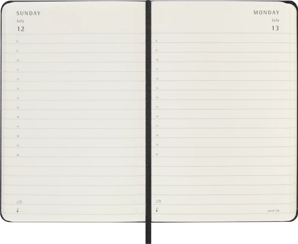 Ежедневник Moleskine CLASSIC Pocket 90x140мм 400стр. черный