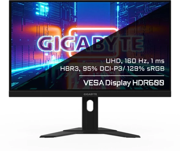 Монитор Gigabyte 27&amp;quot; M27U черный IPS LED 1ms 16:9 HDMI M/M матовая HAS 400cd 178гр/178гр 3840x2160 160Hz G-Sync FreeSync Premium Pro DP 4K USB 6.48кг