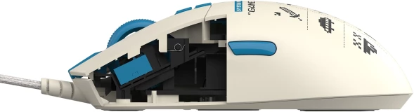 Мышь A4Tech Bloody W72 Ultra Pixels Blue рисунок/бежевый/голубой оптическая 20000dpi USB 6but (W72 ULTRA)