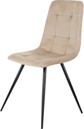 Стул для дома Бюрократ CH-K1_4 комплект 4шт бежевый Holland 06 металл черный на ножках (CH-K1_1/HL07_4)