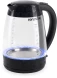 Чайник электрический Hyundai HYK-G4505 2л. 2200Вт черный корпус: стекло/пластик