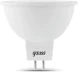 Лампа светодиодная Gauss 101505109 9Вт цок.:GU5.3 рефлек. 220B св.свеч.бел.теп. MR16 (упак.:10шт)