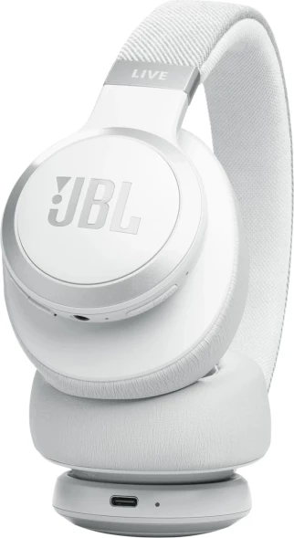 Гарнитура накладные JBL Live 770NC белый беспроводные bluetooth оголовье (JBLLIVE770NCWHT)