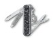 Нож перочинный Victorinox Classic Brilliant Crystal (0.6221.35) 58мм 5функц. черный/серебристый подар.коробка