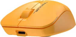 Мышь A4Tech Fstyler FG15C Air2 желтый оптическая 1200dpi беспров. USB для ноутбука 3but