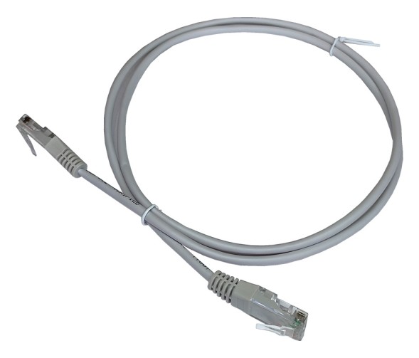 Патч-корд Lanmaster TWT2-45-45-2.0-GY UTP RJ-45 вил.-вилка RJ-45 кат.5E 2м серый ПВХ