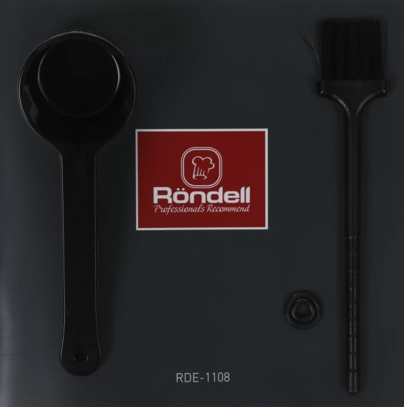 Кофемашина Rondell RDE-1108 1350Вт черный/серебристый