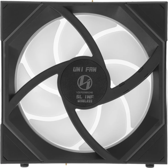 Вентилятор для корпуса Lian-Li Uni Fan SL-INF Wireless 120 Reverse ARGB 120х122.1x28 черный 4-pin 32.2дБ (G99.12RSLIN1W1B.R0) Ret