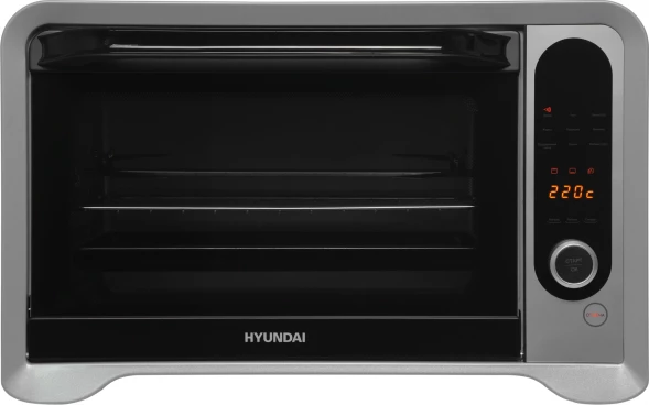 Мини-печь Hyundai MIO-HY104 35л. 1600Вт черный/серебристый