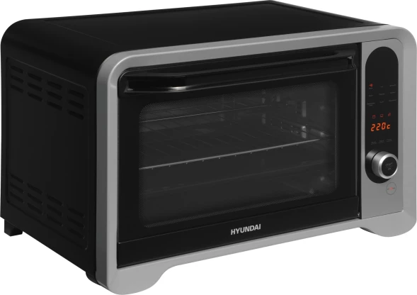 Мини-печь Hyundai MIO-HY104 35л. 1600Вт черный/серебристый