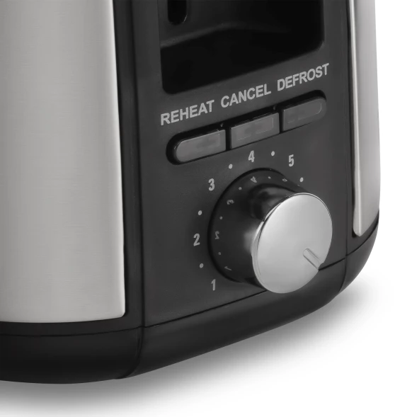 Тостер Vitek VT-7156 750Вт серебристый/черный