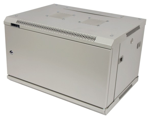 Шкаф коммутационный Lanmaster (TWT-CBWPM-18U-6X6-GY) настенный 18U 600x600мм пер.дв.металл 60кг серый 500мм 35кг 902мм IP20