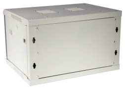 Шкаф коммутационный Lanmaster (TWT-CBWPM-18U-6X6-GY) настенный 18U 600x600мм пер.дв.металл 60кг серый 500мм 35кг 902мм IP20