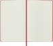 Блокнот Moleskine CLASSIC QP061R Large 130х210мм 240стр. клетка твердая обложка красный
