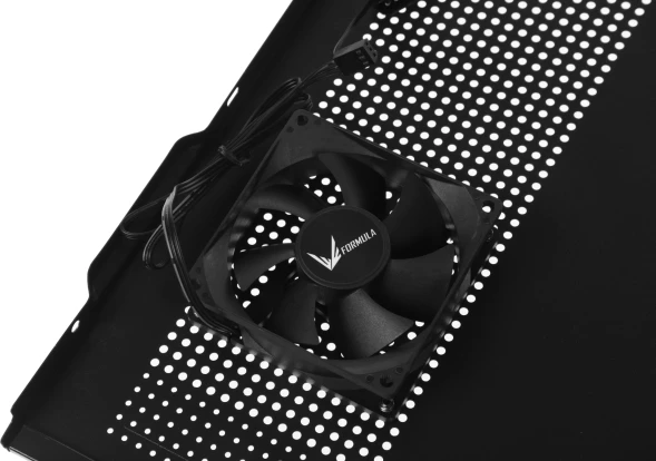 Корпус Formula SFF T12 черный без БП mATX 1x80mm 4xUSB2.0 2xUSB3.0 1xUSB3.1 audio