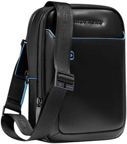 Сумка кросс-боди мужская Piquadro Blue Square CA6811B2/N черная натур.кожа