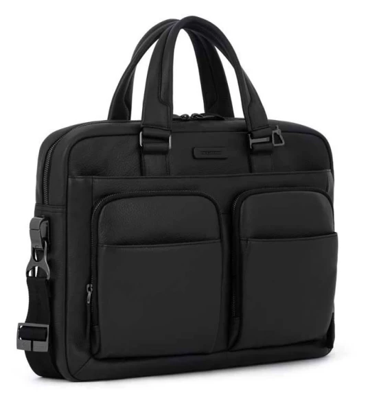 Сумка мужская Piquadro Modus Special CA2849MOS/N с отделением для ноутбука 14&amp;quot; черная натур.кожа