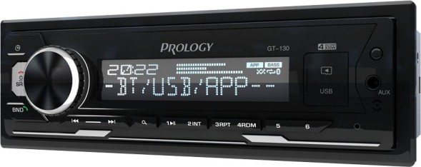Автомагнитола Prology GT-130 1DIN 4x55Вт v4.2 ПДУ (PRGT130)