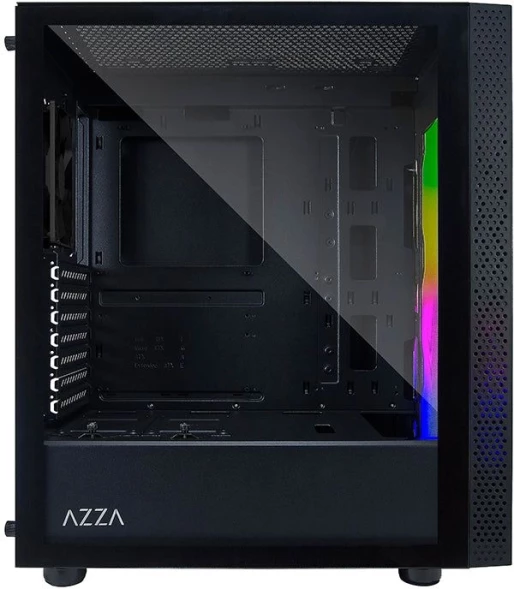 Корпус Azza CELESTA F черный без БП ATX 1x120mm 2xUSB2.0 1xUSB3.0 audio bott PSU
