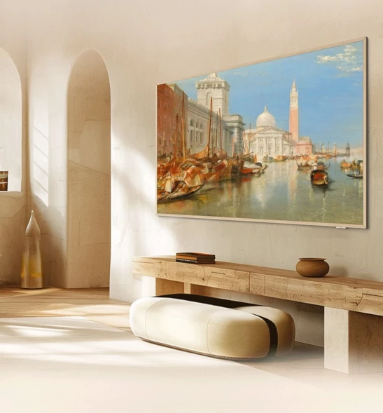 Телевизор QLED TCL 32&amp;quot; 32A400 Pro Slim Design бежевый/черный FULL HD 60Hz DVB-T DVB-T2 DVB-C DVB-S DVB-S2 USB WiFi Smart TV