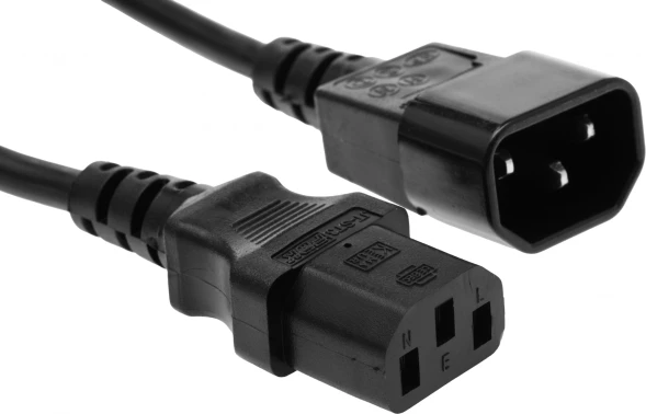 Кабель-удлинитель Premier 5-284 IEC C13 IEC C14 1.8м (5-284(0.5) 1.8) черный (Bulk)