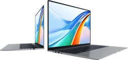 Ноутбук Honor MagicBook X16 Plus 2024 BRI-721 Ryzen 7 8845HS 32Gb SSD1Tb AMD Radeon 780M 16" IPS WQXGA (2560x1600) Windows 11 Home grey space WiFi BT Cam (5301AJPH)
