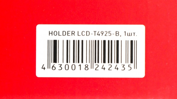 Кронштейн для телевизора Holder T4925-B черный 26&amp;quot;-55&amp;quot; макс.45кг настенный наклон