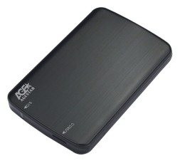 Внешний корпус для HDD/SSD AgeStar 3UB2A12 SATA USB3.0 пластик/алюминий черный 2.5&amp;quot;