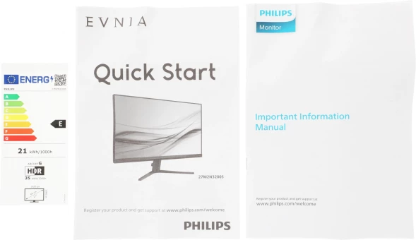 Монитор Philips 27&amp;quot; Evnia Gaming 27M2N3200S черный IPS LED 16:9 HDMI M/M матовая 1000:1 300cd 178гр/178гр 1920x1080 180Hz DP FHD 4.71кг
