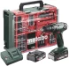 Дрель безударная Metabo BS 18 Set патрон:быстрозажимной реверс (кейс в комплекте) (602207710)