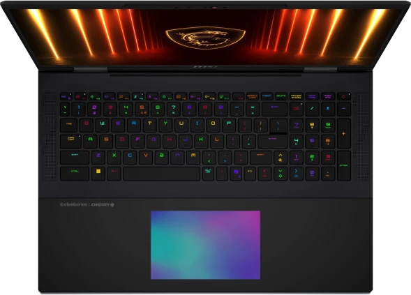 Ноутбук MSI Titan 18 HX AI A2XWJG-206RU Core Ultra 9 275HX 64Gb SSD4Tb NVIDIA GeForce RTX5090 24Gb 18&amp;quot; IPS UHD+ (3840x2400) Windows 11 black WiFi BT Cam (9S7-182421-206)