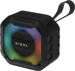 Колонка порт. Digma D-PS1501 черный 10W 1.0 BT 10м 1500mAh (DPS1501)