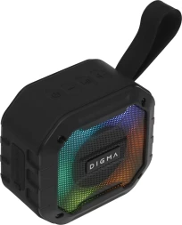 Колонка порт. Digma D-PS1501 черный 10W 1.0 BT 10м 1500mAh (DPS1501)