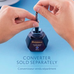 Флакон с чернилами Waterman (CWS0110790) Mysterious Blue чернила 50мл для ручек перьевых