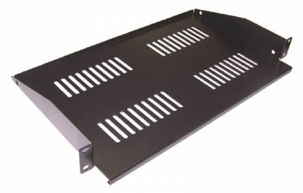 Полка стационарная Lanmaster TWT-CB-SF300-2U/60 2U нагр.:60кг. 19&amp;quot; 300мм черный