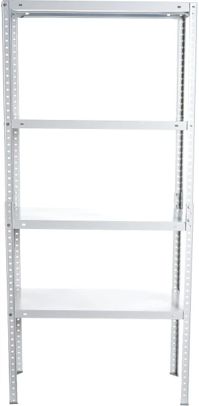 Стеллаж Практик MS Standart 160KD/70x30/4 пол.:4 разборная 1600x700x300мм серый (S24099023402)
