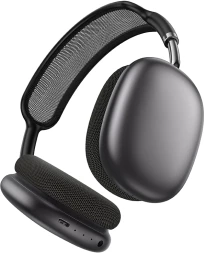 Наушники накладные Hoco W65 PLUS т.серый беспроводные bluetooth оголовье (50397)