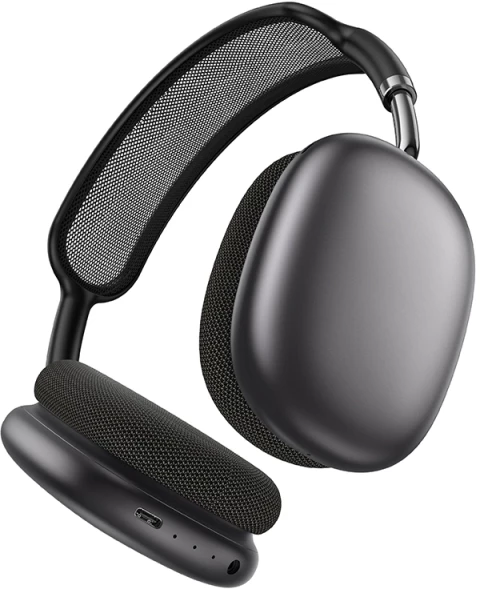 Наушники накладные Hoco W65 PLUS т.серый беспроводные bluetooth оголовье (50397)