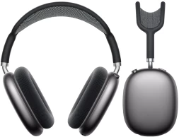 Наушники накладные Hoco W65 PLUS т.серый беспроводные bluetooth оголовье (50397)