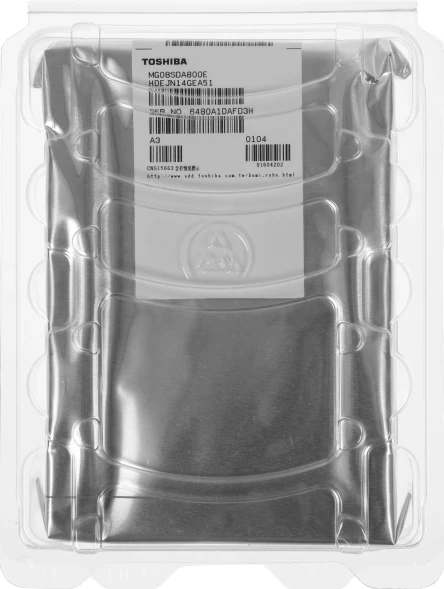 Жесткий диск Toshiba SAS 3.0 8Tb MG08SDA800E Enterprise Capacity (7200rpm) 256Mb 3.5&amp;quot;