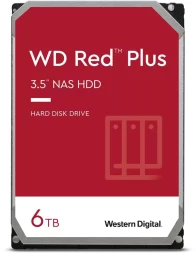 Жесткий диск WD SATA-III 6TB WD60EFPX NAS Red Plus (5400rpm) 256Mb 3.5&amp;quot;