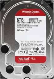 Жесткий диск WD SATA-III 6TB WD60EFPX NAS Red Plus (5400rpm) 256Mb 3.5&amp;quot;