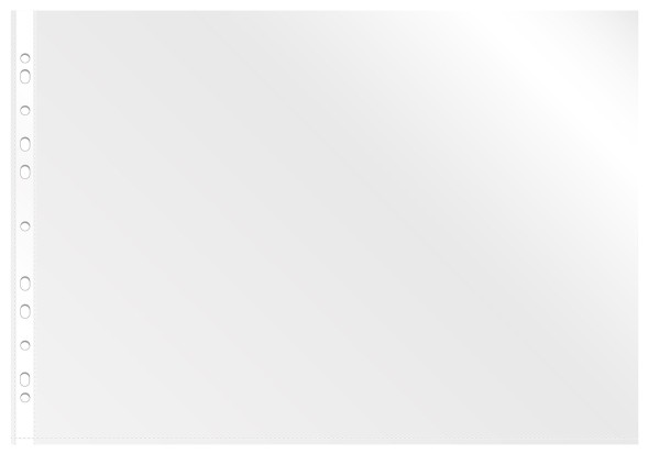 Папка-вкладыш Бюрократ Премиум 013AG3 глянцевые A3 горизонтальный 30мкм (упак.:50шт)