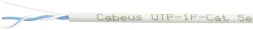 Кабель информационный Cabeus UTP-1P-Cat.5e-SOLID-LSZH-GY-500 кат.5E U/UTP 1 пара LSZH внутренний 500м серый