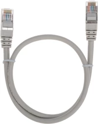 Патч-корд Rexant 02-0110-05 F/UTP RJ-45 вил.-вилка RJ-45 кат.5E 0.5м серый LSZH