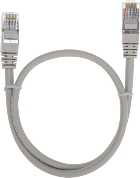 Патч-корд Rexant 02-0110-05 F/UTP RJ-45 вил.-вилка RJ-45 кат.5E 0.5м серый LSZH