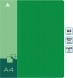 Папка на 2-х D-кольцах Бюрократ -0840/2DGRN A4 пластик 0.8мм кор.40мм внутр. с вставкой зеленый