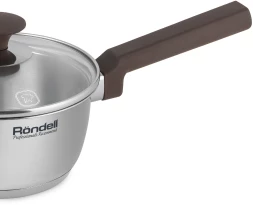 Ковш Rondell Coffee Bean RDS-1643 1.3л. d=16см (с крышкой) стальной