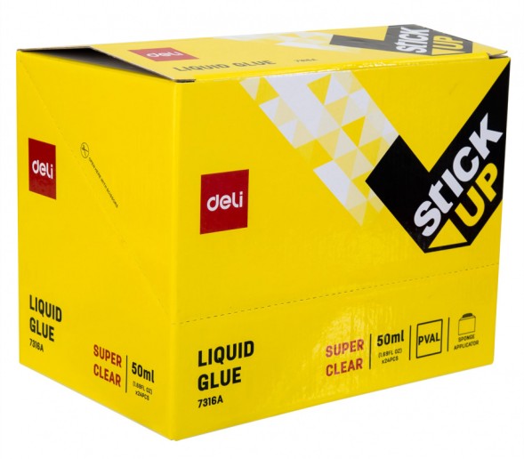 Клей жидкий Deli E7316A 50мл прозрачный